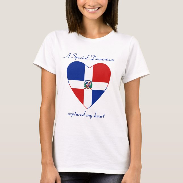 Representante dominicano. Camiseta del amor de la (Anverso)