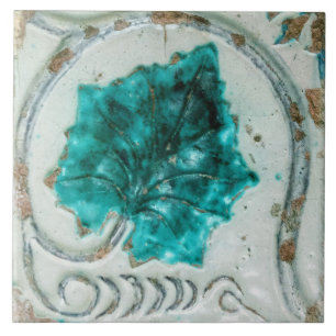Repro Español Geométrico Azulejos Azul Floral Ti