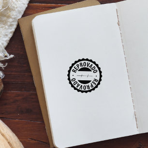 Reprobado, sello de goma portugués