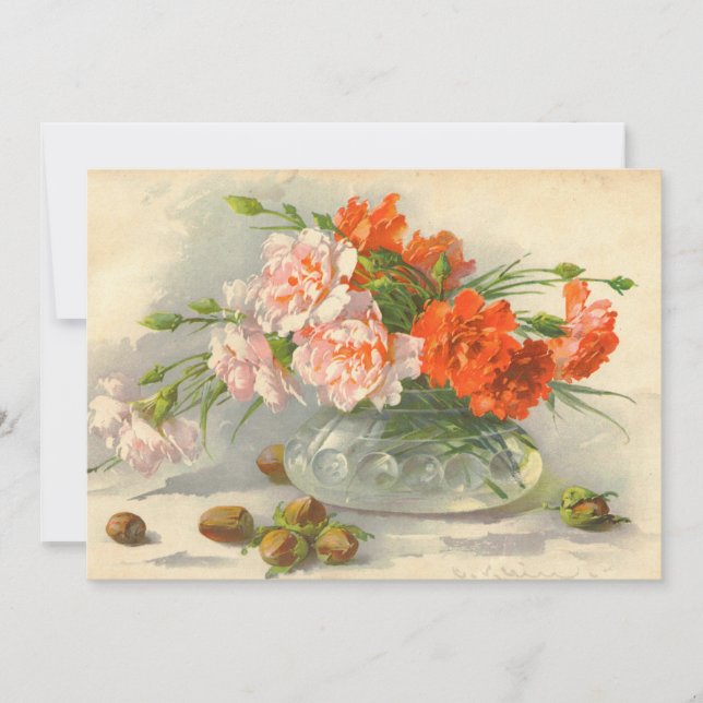 Reproducción de la tarjeta de la invitación de (Anverso)