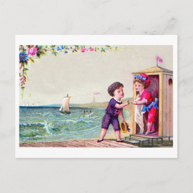 Reproducción de postales para playas vírgenes (Anverso)