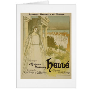 Reproducción de una publicidad de poster la óper