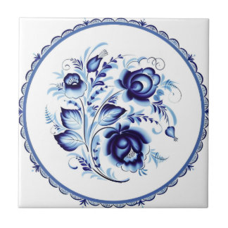 reproducciones de azulejos delft flores azules de