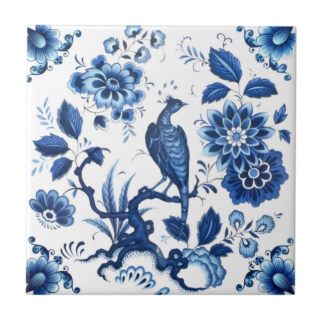 reproducciones de azulejos delft peaco verde arist (Frente)