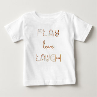 Reproducir camiseta de bebé de Love Laugh