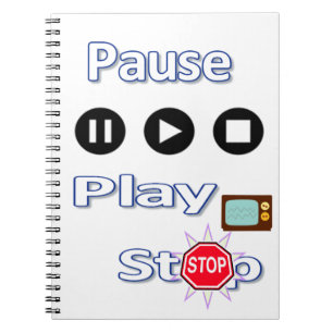 Reproducir Pausa Detener Cuaderno
