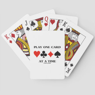 Reproducir una carta a la vez (Cuatro juegos de ca