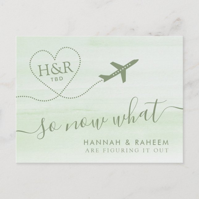 Reprogramación de la Invitación Verde de la Casa d (Anverso)