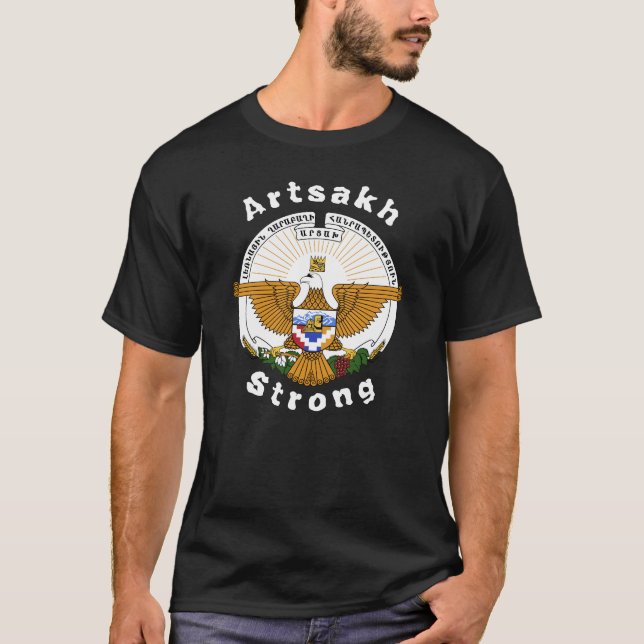 República de Artsakh Fuerte camiseta (Anverso)