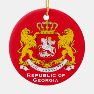 República de Georgia* Ornamento de Navidad