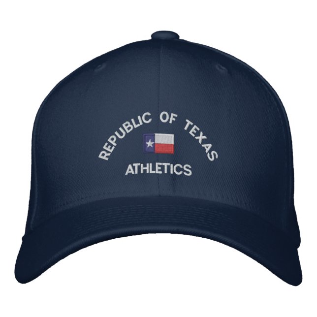 República de Texas 1836 Gorra bordado personalizad (Anverso)