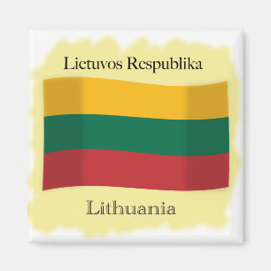 República del imán de la bandera de Lituania