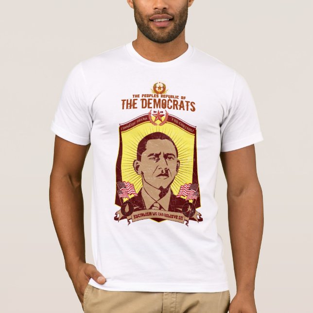 República popular de la camisa de Demócratas Obama (Anverso)