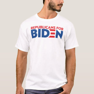 Republicanos Por Biden Unisex Camiseta Blanca