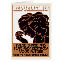 ¡Republicanos! Vergüenza y miedo falsos [tarjeta]