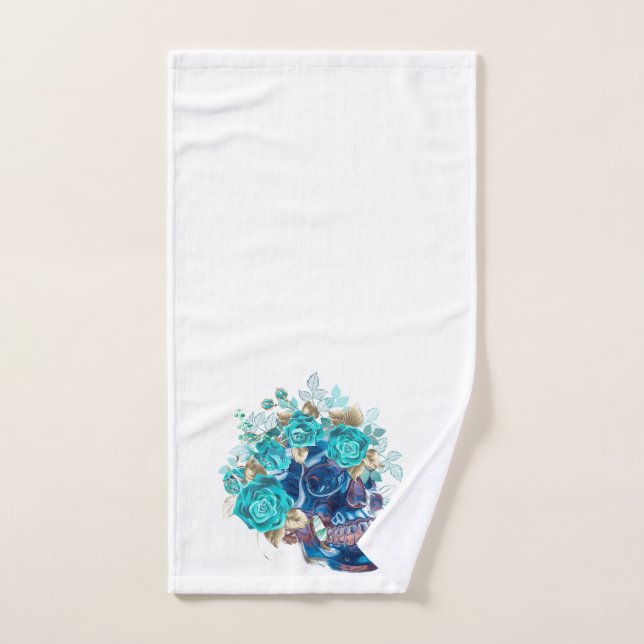 Requiem Flor Azul (Toalla de mano)