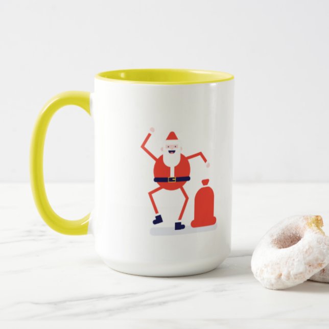 RESACA CHOCO taza coincidente broma santa (Con donut)