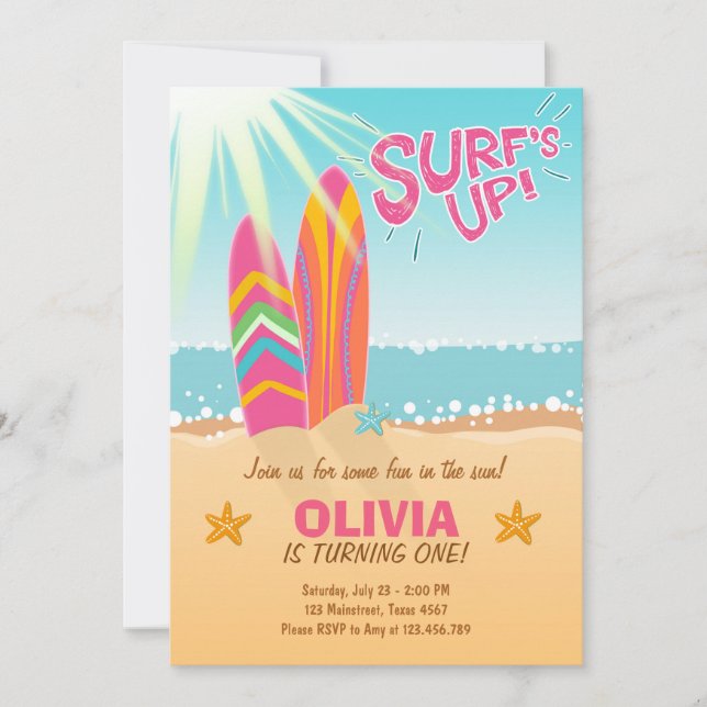 Resaca de la invitación del cumpleaños que (Anverso)