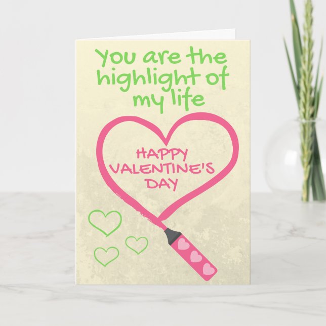 Resaltar Mi Divertida Tarjeta De San Valentín De M (Anverso)