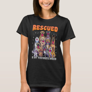 Rescatado Es Mi Rescate Animal De Camisa Favorita 