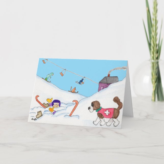 Rescate de vacaciones de esquí de Navidad (Anverso)