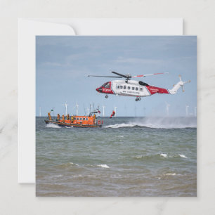 Rescate del mar aéreo de Rhyl