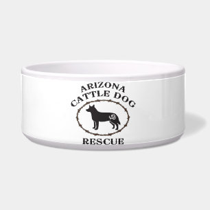 Rescate del perro del ganado de Arizona del cuenco
