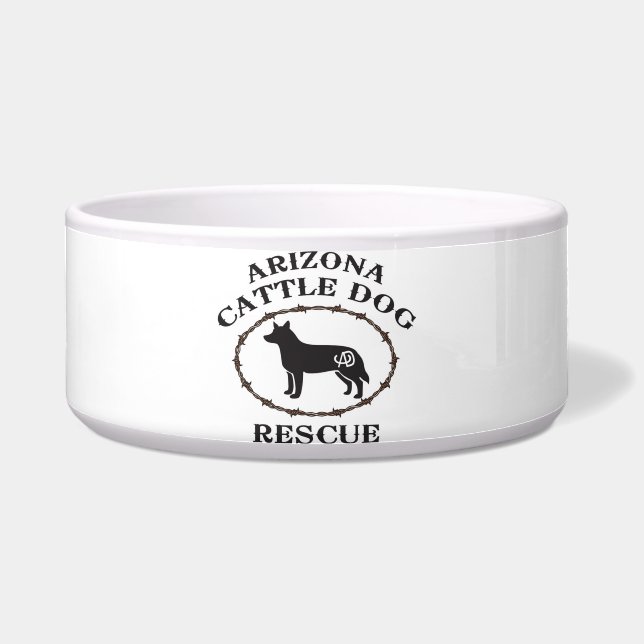 Rescate del perro del ganado de Arizona del cuenco (Frente)