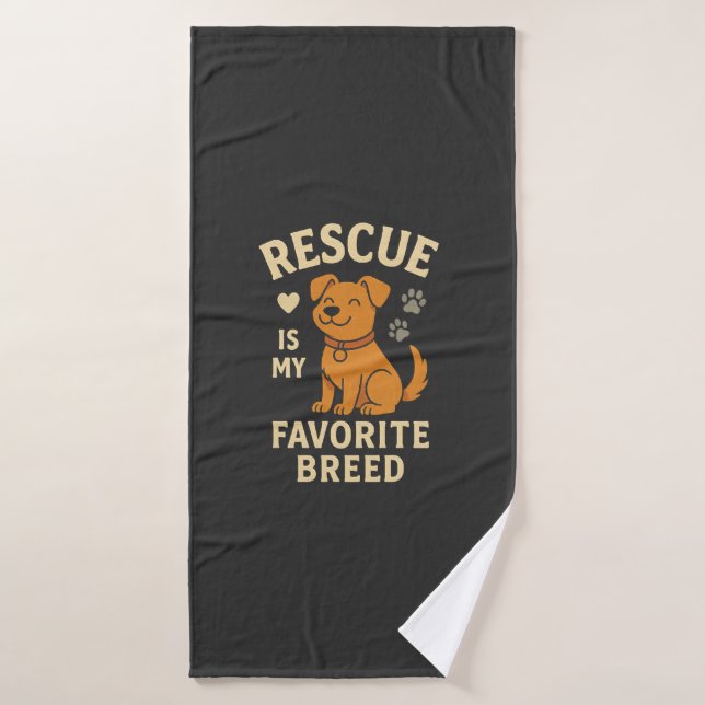 Rescate Es Mi Raza Favorita (Toalla de baño)