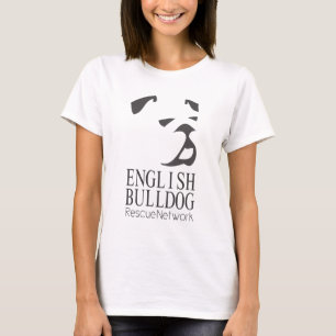 Rescate inglés de la ayuda de la camiseta del