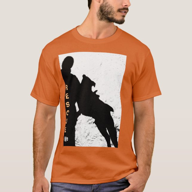Rescáteme camiseta unisex (Anverso)
