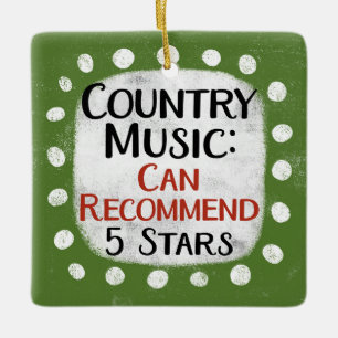 Reseña de música country 5 estrellas Ornamento