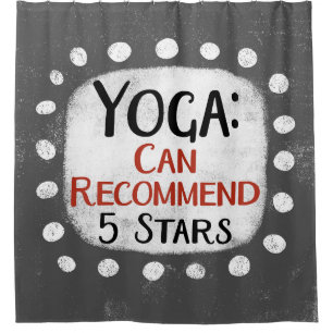 Reseña de yoga 5 estrellas cortina de ducha
