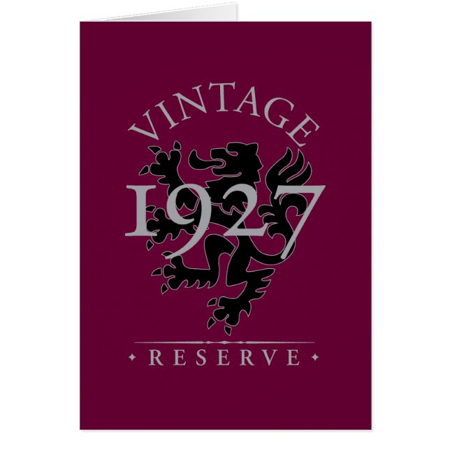 Reserva 1927 del vintage (Frente)