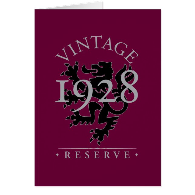 Reserva 1928 del vintage (Frente)