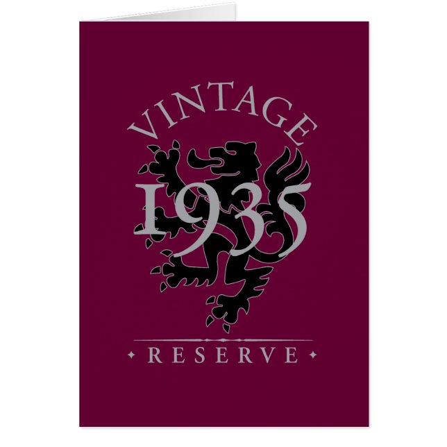 Reserva 1935 del vintage (Frente)