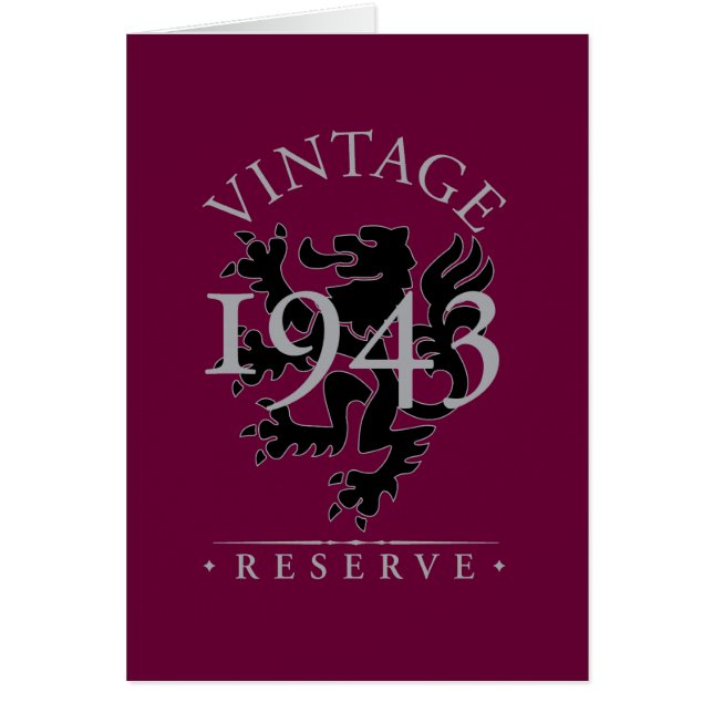 Reserva 1943 del vintage (Frente)