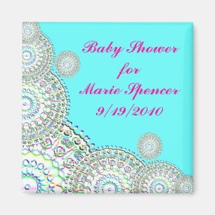 Reserva de Baby Shower el imán de la fecha