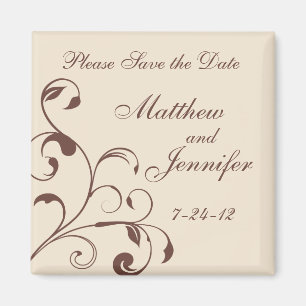 Reserva de la invitación de la boda el imán de l