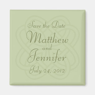 Reserva de la invitación de la boda el imán de l
