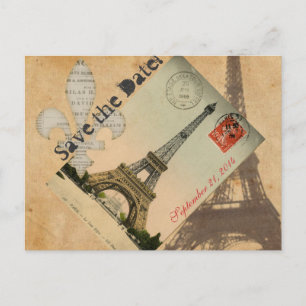Reserva de la postal de la torre Eiffel de París