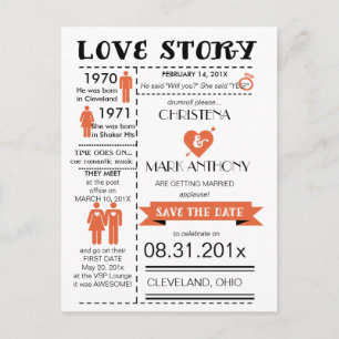Reserva de Love Story la postal de la fecha
