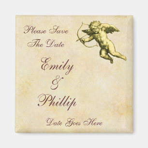 Reserva del Cupid del vintage los imanes de la