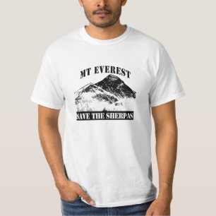 Reserva del Mt Everest el diseño de la camiseta de
