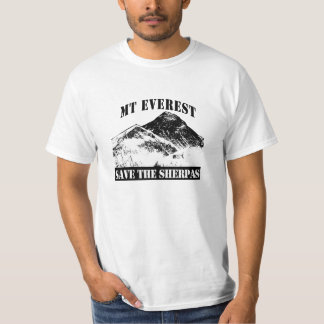 Reserva del Mt Everest el diseño de la camiseta de