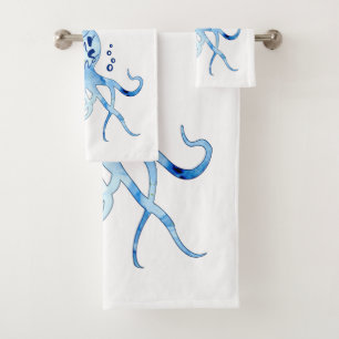 Reserva del pulpo nuestro arte de la acuarela de