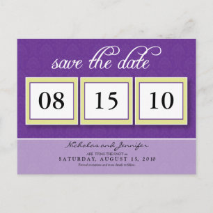 Reserva del trío de la caja del damasco la postal