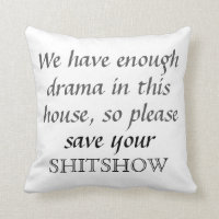 Reserva divertida su almohada de Shitshow