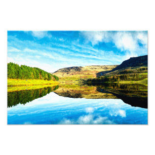 Reserva Dovestone en invierno Foto Ampliación
