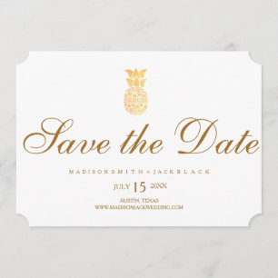 Reserva fresca de la piña del verano la tarjeta